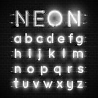 200x200 Neon Fonts Free Vector Art