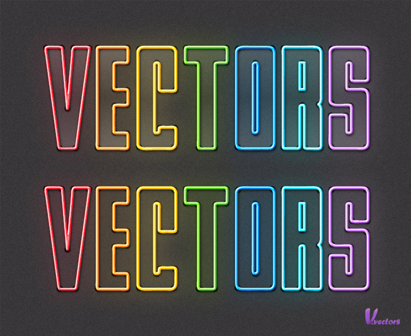 600x490 Quick Tip How To Create Colorful Neon Text With Adobe Illustrator