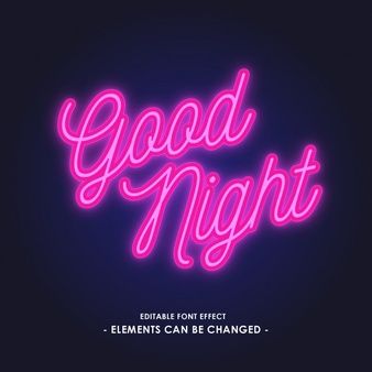 338x338 Neon Light Font Effect Font Effect Light Font, Neon Logo, Neon