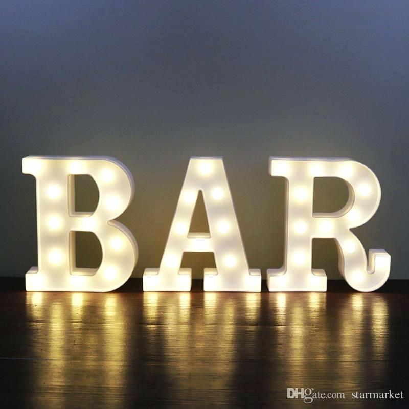 800x800 Letters With Lights