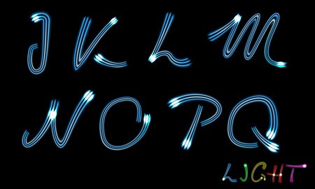 450x270 Mesh Realistic Letters Of Neon Tubes Royalty Free Vector Graphics