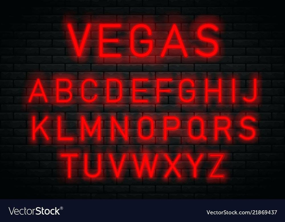1000x780 Neon Light Font
