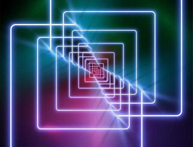 643x490 High Detailed Neon Light Background, Vector Illustration