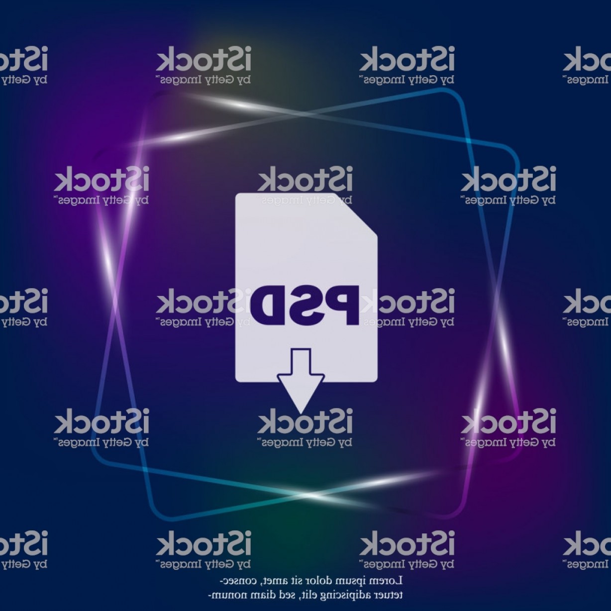 1228x1228 Download Neon Light Icon Button Layers Grouped For Easy