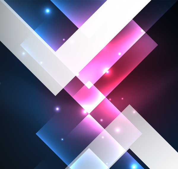 600x570 Abstract Neon Background With Shining Light Vector Free Download