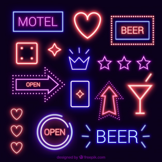 Neon Light Vector at Vectorified.com | Collection of Neon Light Vector ...