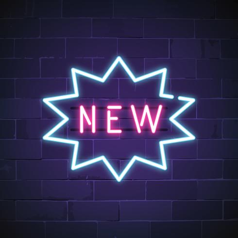 490x490 New In Shop Neon Sign Vector