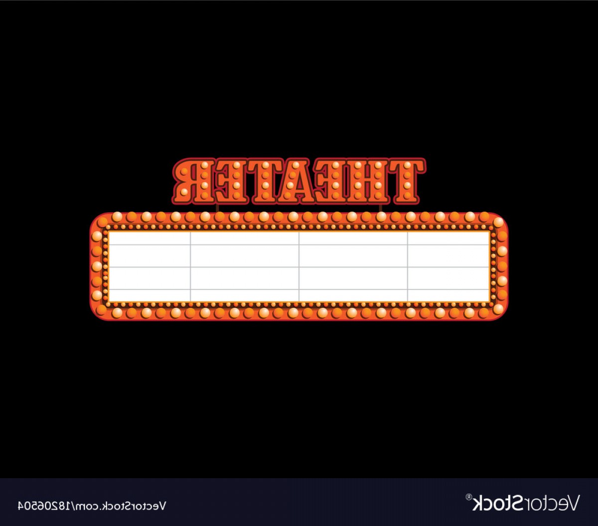 1200x1056 Brightly Theater Glowing Retro Cinema Neon Sign Vector Soidergi