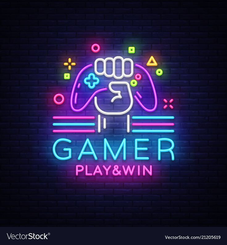735x794 Logos In Neon Signs, Video Game