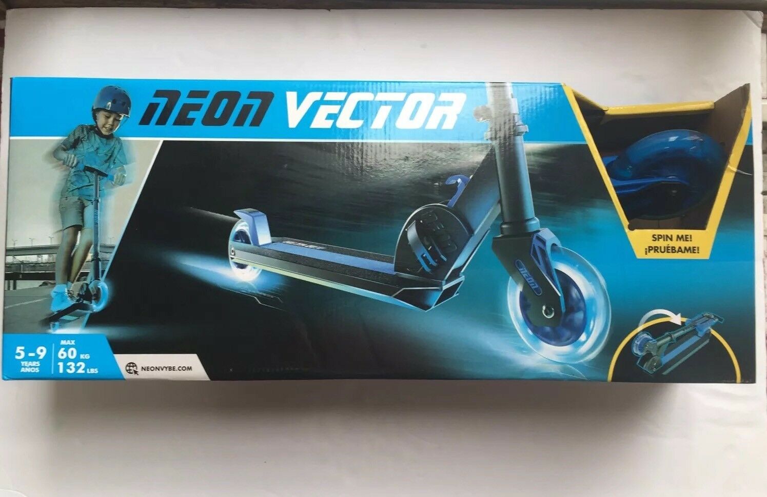 1495x969 Kids Neon Vector Scooter Years Old Old Oldmotion Powered No