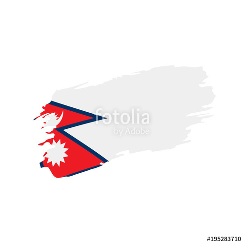 500x500 Nepal Flag, Vector Illustration Stock Image And Royalty Free