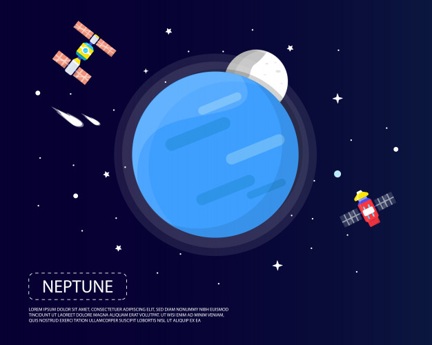 626x500 Neptune And Pluto Of Solar System I Illustration Design Vector