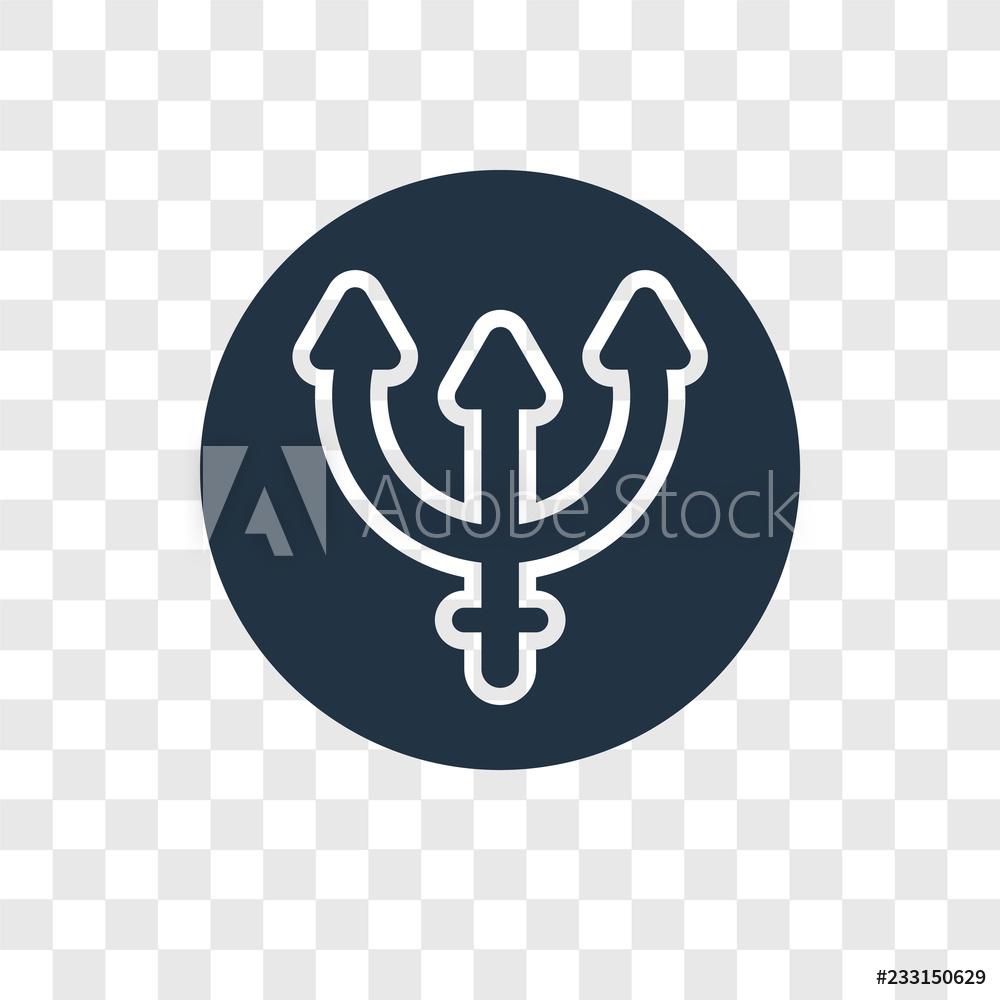 1000x1000 Photo Art Print Neptune Vector Icon Isolated On Transparent