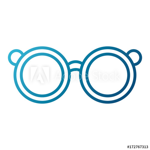500x500 Nerd Glasses Symbol Icon Vector Illustration Graphic Design