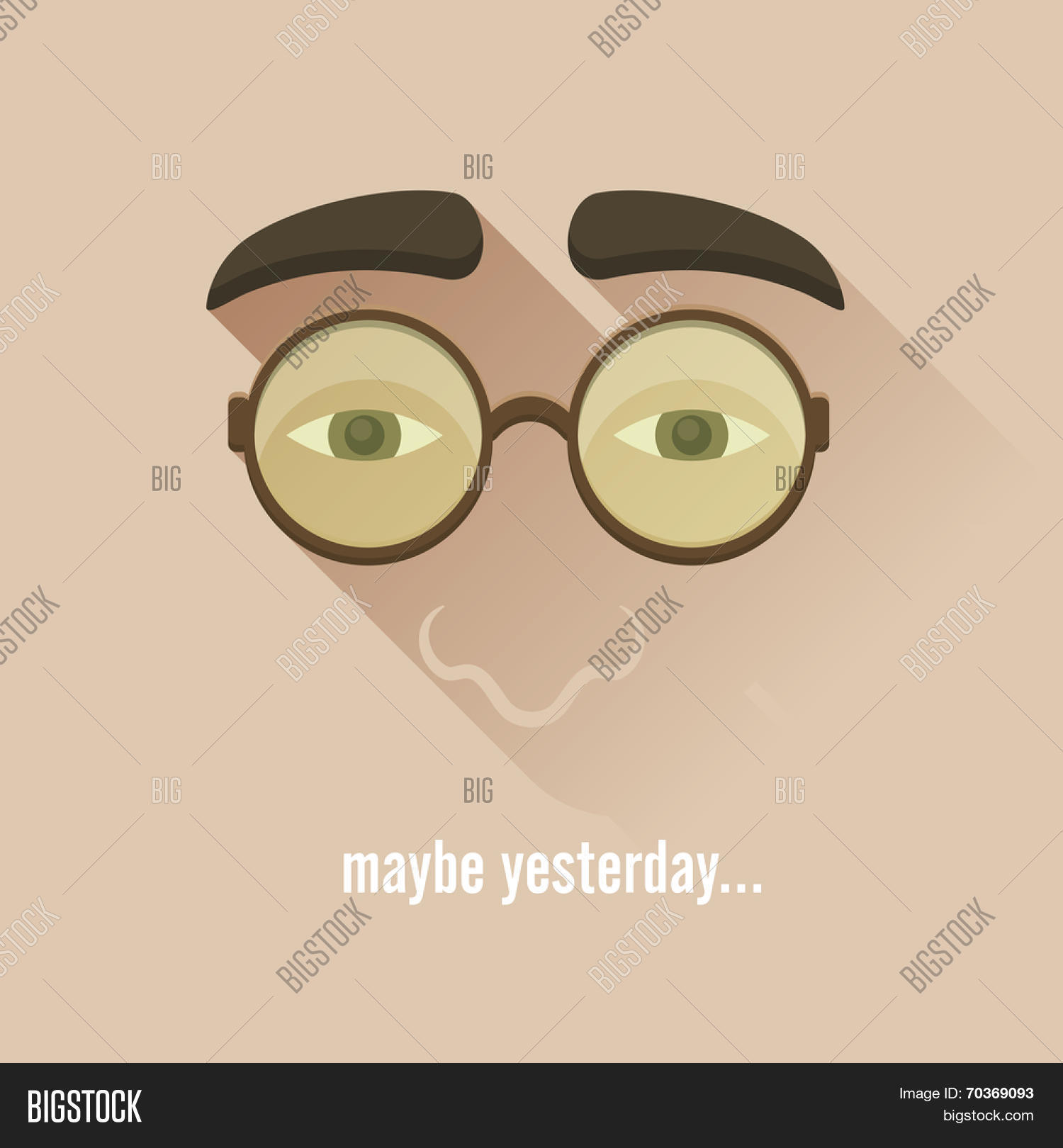 1500x1620 Nerd Glasses Vector Illustration