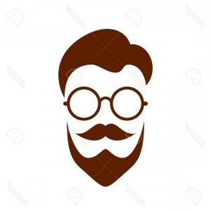 300x300 Geek Nerd Guy With Mustache Vector Createmepink