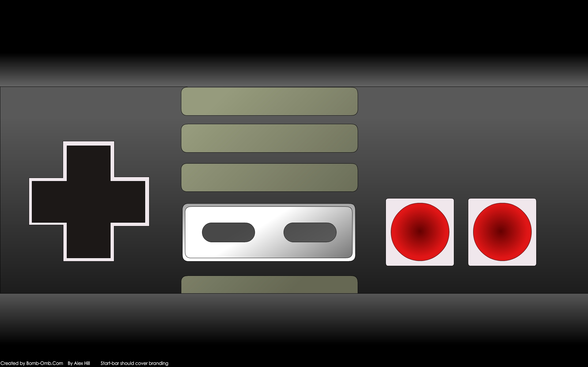 1920x1200 Nes Controller Vector Wallpaper