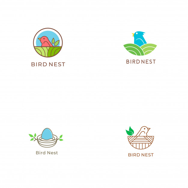626x626 Nest Logo Vector Premium Download