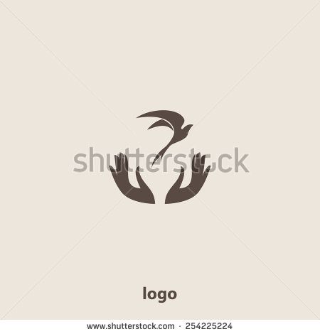 450x470 Swallow Bird Abstract Vector Logo Design Template Creative