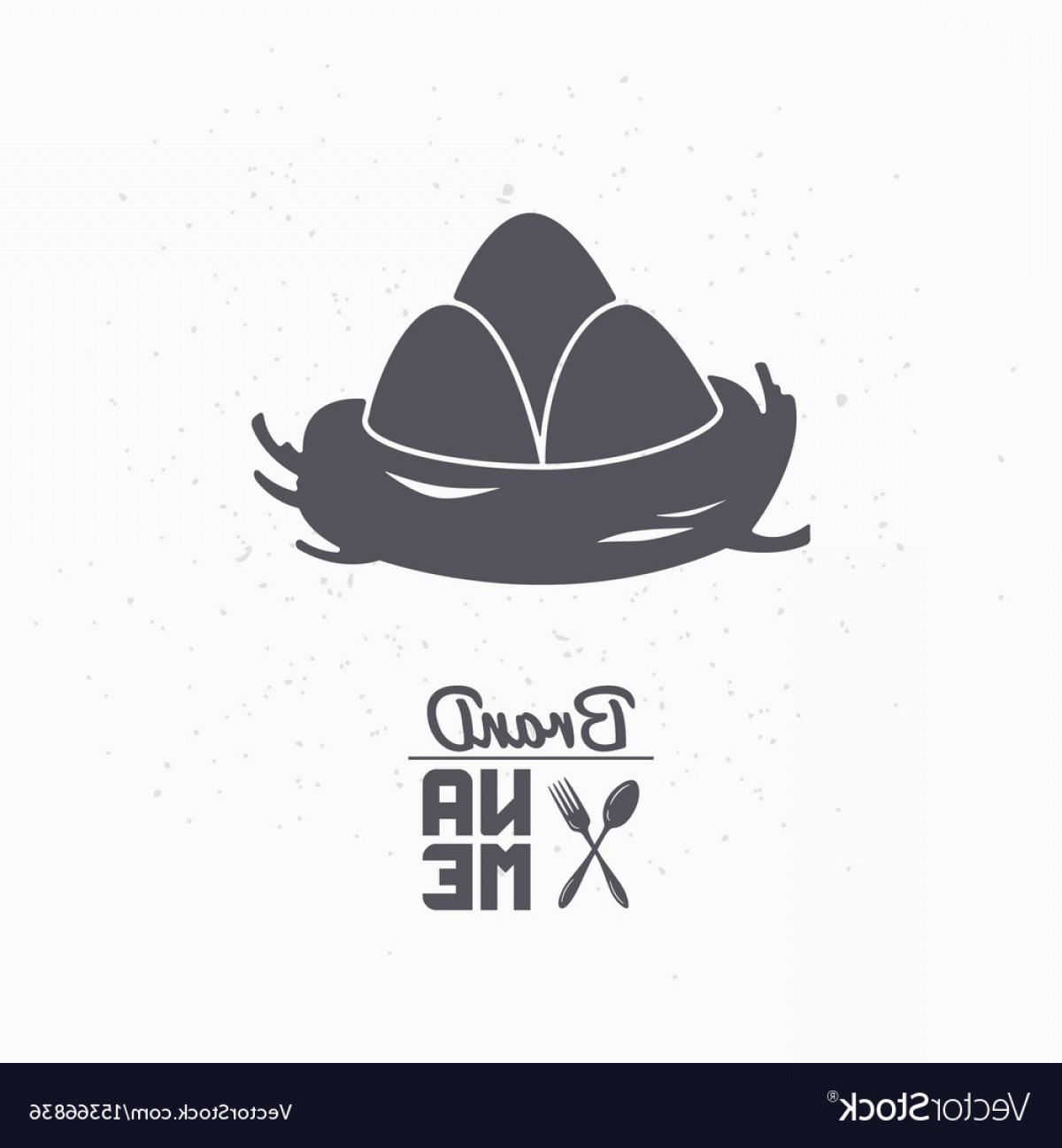 1200x1296 Hand Drawn Silhouette Of Eggs In Nest Vector Hoodamathrun