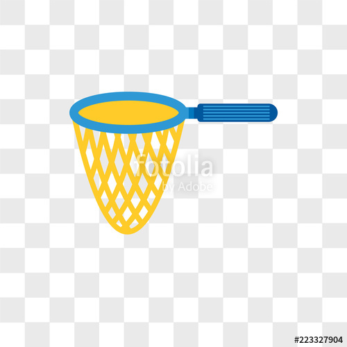 500x500 Fishing Net Icon Vector Sign And Symbol Isolated On White