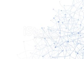 283x200 Abstract Background With Blue Dots And Net Vector Stock Vectors