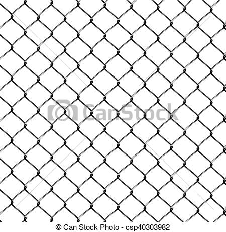 450x461 Realistic Steel Netting Isolated On White Background Vector