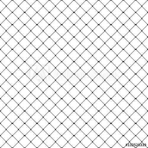 500x500 Seamless Fishnet Pattern Seamfree Vector Chain Link Background