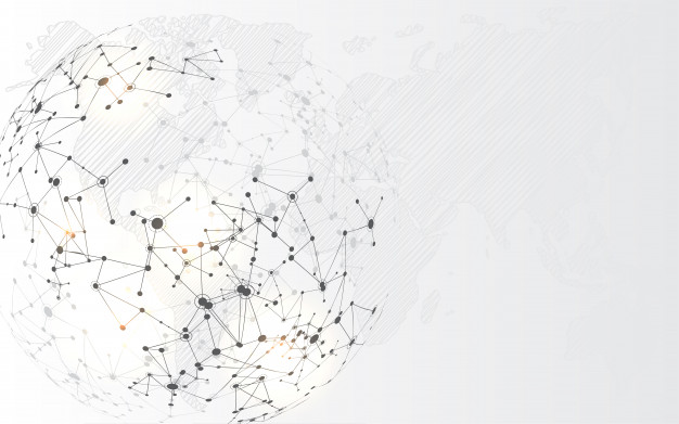 Global Network Connection Abstract Technology Background Vector 626x391 Global Network Connection Abstract Technology Background Vector