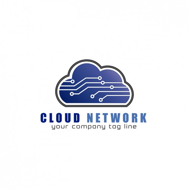 626x626 Cloud Network Logo Vector Free Download