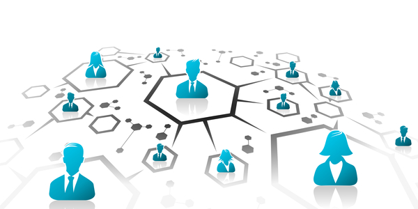 Social People Network Design Vector 600x300 Social People Network Design Vector