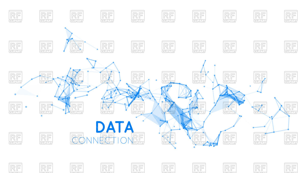 1200x680 Abstract Network Connection Vector Image Of Objects