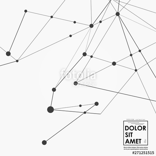 500x500 Big Data And Connect Tecnology Background With Neural Network