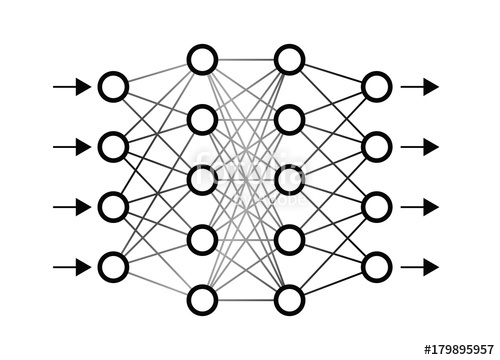 Neural Network Illustration Stock Image And Royalty Free Vector 500x360 Neural Network Illustration Stock Image And Royalty Free Vector