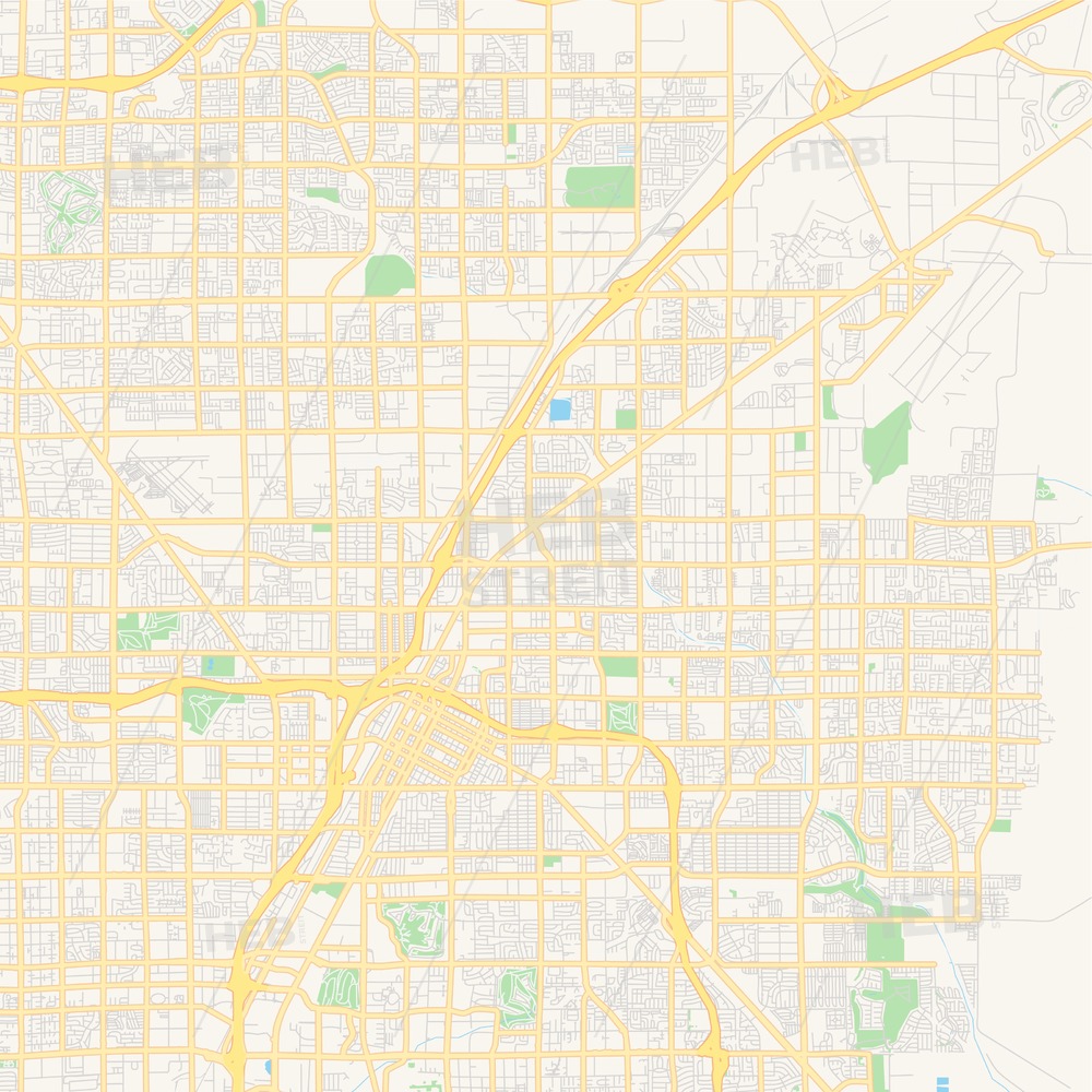1000x1000 Empty Vector Map Of North Las Vegas, Nevada, Usa Hebstreits Sketches