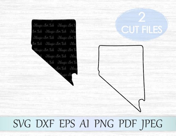570x440 Nevada State Nevada Silhouette Nevada File, Nevada