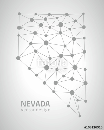 400x500 Nevada Vector Outline Grey Map Stock Image And Royalty Free