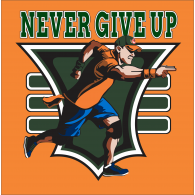 195x195 Never Give Up Logo Vector