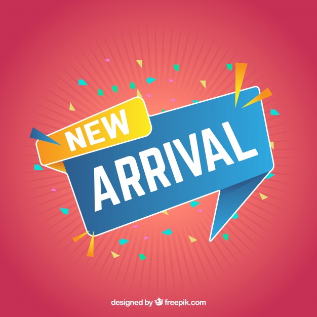 626x626 New Arrival Background With Confetti Vector Free Download