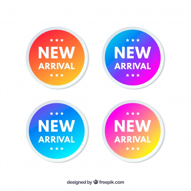 626x626 New Arrival Label Collectio Vector Free Download