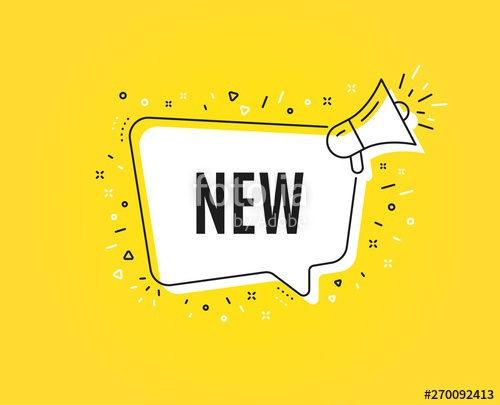 500x405 New Symbol Megaphone Banner Special Offer Sign New Arrival