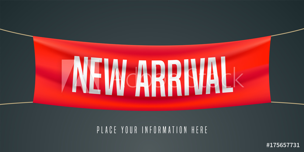 1000x500 Photo Art Print New Arrival Vector Illustration, Banner