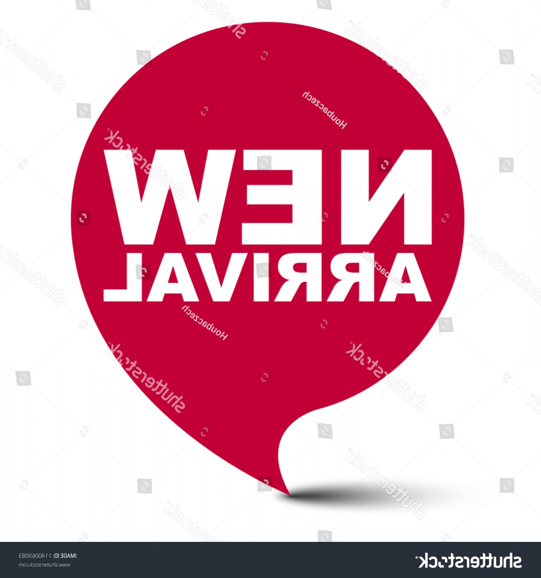 1798x1920 Red Vector Bubble Banner New Arrival Hoodamathrun