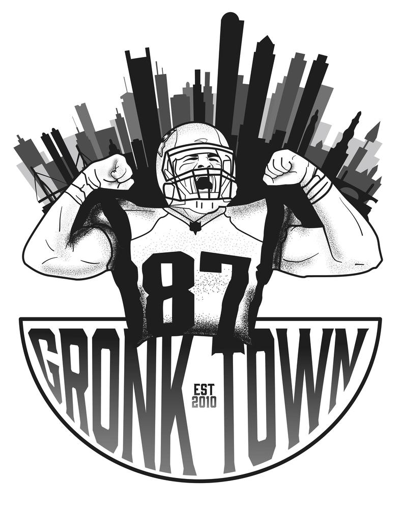 New England Patriots Gronk Town Original Vector Football Etsy 794x993 New England Patriots Gronk Town Original Vector Football Etsy