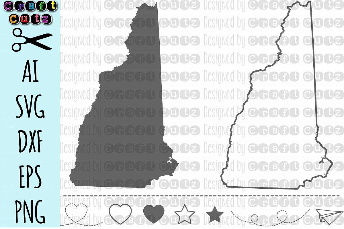 1200x800 New Hampshire State Files, New Hampshire Vector