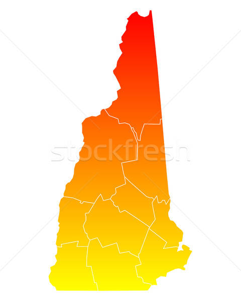 480x600 Map Of New Hampshire Vector Illustration Robert Biedermann