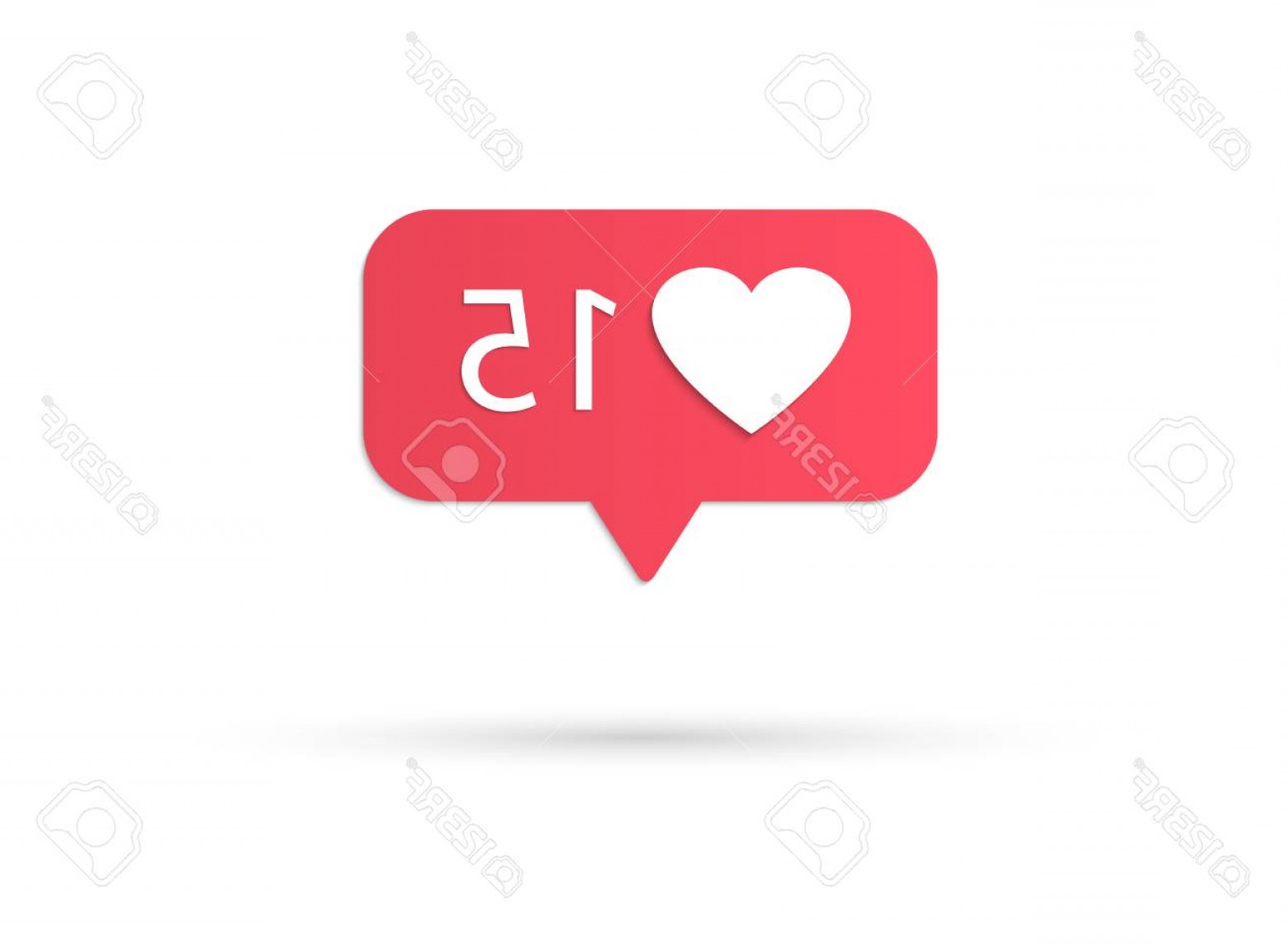 Photostock Vector Counter Notification Icon Instagram Follower 1560x1143 Photostock Vector Counter Notification Icon Instagram Follower