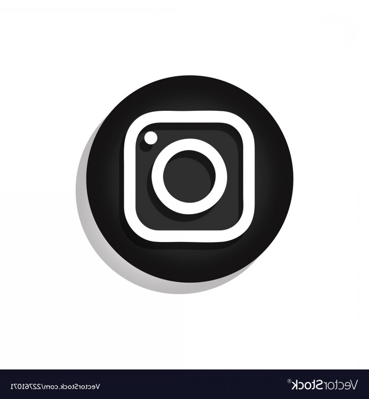 Instagram Icon In Black Circle Symbol Vectors Catchsplace 1200x1296 Instagram Icon In Black Circle Symbol Vectors Catchsplace