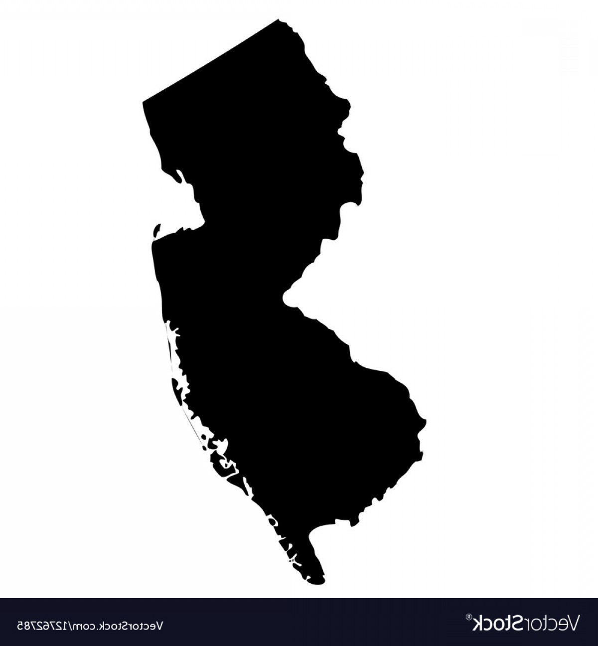 Map Of The Us State New Jersey Vector Geekchicpro 1200x1296 Map Of The Us State New Jersey Vector Geekchicpro