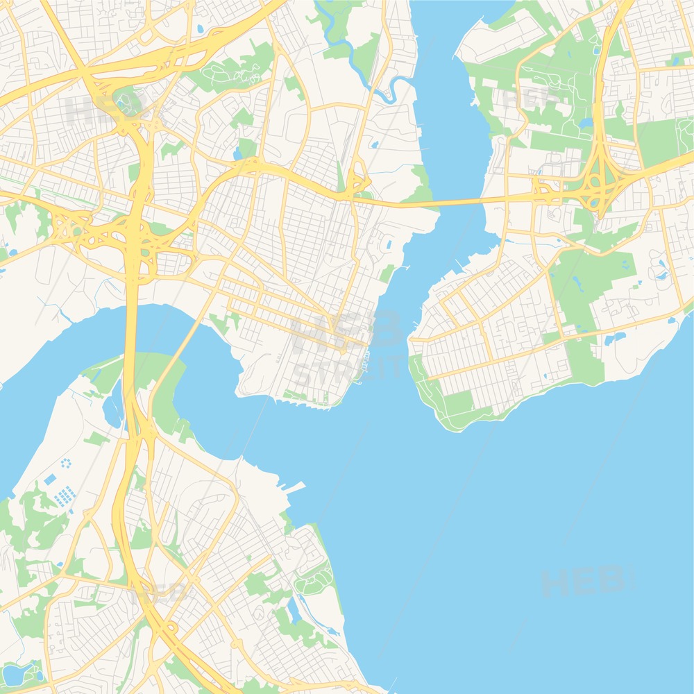 Empty Vector Map Of Perth Amboy, New Jersey, United States 1000x1000 Empty Vector Map Of Perth Amboy, New Jersey, United States